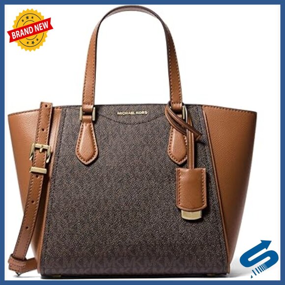 Small Convertible Crossbody Bag with Top Zip and Multiple Pockets